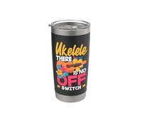 Ukulele Non C'è Interruttore Off Divertente Lettore Musicale Hawaiano Bicchiere termico in acciaio inox doppia parete