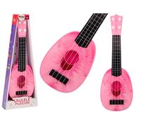Ukulele per bambini Mini chitarra 4 corde motivo pesco rosa