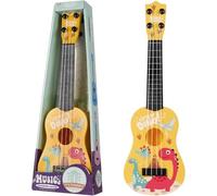 Ukulele per bambini stile cartone animato Ukulele per bambini a 4 corde da 16 pollici per principianti Chitarra per in ABS ergonomico accordabile per la prima infanzia, per, modello dinosauro