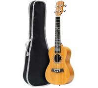 Ukulele per principianti Accessori Per Ukulele In Mogano Con Tracolla Per Borsa Da Concerto, Corde In Nylon Plettri Per Sintonizzatore Elettrico(Size:21 inches)