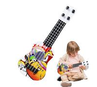 Ukulele per principianti - Chitarra ukulele 4 corde, strumento di apprendimento per bambini | Giocattolo musicale educativo anti-shocking per ragazze, ragazzi, bambini piccoli
