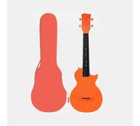 Ukulele per principianti da 58,4 cm, mini sassofono in fibra di carbonio da viaggio (arancione)