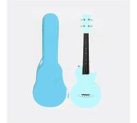 Ukulele per principianti da 58,4 cm, mini sassofono in fibra di carbonio da viaggio (blu)