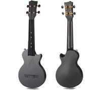 Ukulele per principianti da 58,4 cm, mini sassofono in fibra di carbonio da viaggio (blu)