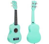 Ukulele per principianti Kit Di Corde Arcobaleno Per Principianti Da 21 Pollici Per Ukulele Verde Chiaro (borsa Per Accordatore In Tessuto Con Tracolla Per Ukulele)(Color:Light Green)