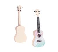 Ukulele Per Principianti Mini Chitarra Portatile Dal Design Creativo Per Ukulele Riproducibile(23-inch graffiti green)