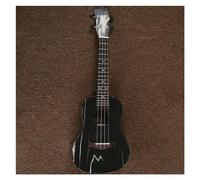 Ukulele per Principianti Piccolo Strumento Per Chitarra A Quattro Corde Per Ukulele Tecnico In Legno Bianco E Nero Da 24 Pollici Ukulele Professionale