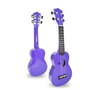 Ukulele per principianti Strumento Musicale In Legno Colorato Chitarra Ukulele 21 Pollici In Tiglio(Color:Purple)