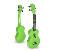 Ukulele per principianti Strumento Musicale In Legno Colorato Chitarra Ukulele 21 Pollici In Tiglio(Color:Green)