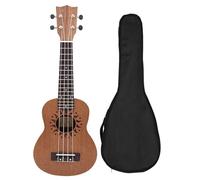 Ukulele per principianti Ukulele A 4 Corde Con Fiore Sapele Giyang Da 21 Pollici Per Chitarra Hawaiana(Color:A)