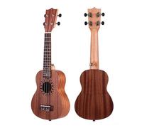 Ukulele per principianti Ukulele A 4 Corde In Legno Di Sapele Acustico Da 21 Pollici Per Gli Amanti Della Musica, Principianti Adulti
