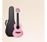 Ukulele Per Principianti, Ukulele Da Concerto A 4 Corde Per Viaggi Chitarra Acustica Con Custodia, Corde Di Ricambio, Accordatore E Plettri Strumento Ideale Per Tutte Le Età(Rosa,26 in)
