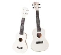 Ukulele Piccola Chitarra Carina Da 23 Pollici Per Principianti Maschi E Femmine(White,21)