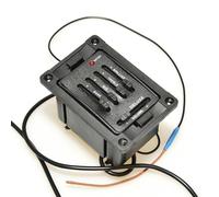 ukulele Pickup Equalizzatore A 4 Bande Con Microfono Dual Mode Preamplificatore EQ Sintonizzatore Pickup Per Chitarra Beat Board Con Soft Piezo(Size:6 Classic)