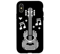 Ukulele Pixel Art Lezioni di musica Custodia per iPhone X/XS