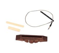 Ukulele ponte in palissandro e ponte piezoelettrico con sella e dado