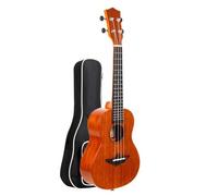 ukulele Principiante Mano Sinistra Ukulele Concerto 23" Mogano Solido 12 Tasti 1:18 Accordatori In Rame