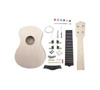 Ukulele professionale 1 Set Di Pacchetto Di Materiali Per Ukulele Da 21 Pollici Forniture Per Chitarra Fai-da-te Kit Per Ukulele Di Autoassemblaggio Strumento Per Chitarra Dipinto A Mano