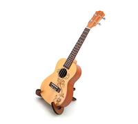 Ukulele professionale 23 "Ukulele Concert Mini Chitarra Tastiera In Palissandro 4 Corde Sculture In Legno Di Abete Rosso Ukulele Elettrico Pickup Integrato EQ