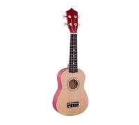Ukulele professionale Chitarra A Quattro Corde Hawaii Per Principianti Ukulele Treble Da 21 Pollici + Corda + Plettro Strumento Musicale(Wood,B)