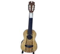 Ukulele professionale Chitarra Classica Con Corde In Nylon 28' 6 Corde Ukulele Con Pickup - Preamplificatore Tutto Corpo In Radica Di Legno