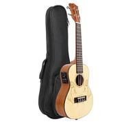 Ukulele Professionale Chitarra Elettrica Acustica Per Ukulele Da Concerto, Chitarra Elettrica Per Ukulele Da 23 Pollici Con Borsa, Cinturino E Corda Per Ukulele
