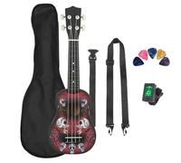 Ukulele Professionale Chitarra Ukulele A 4 Corde Da 21 Pollici Con Corde Per Borsa Accordatore Capo Plettri Parti E Accessori Per Chitarra