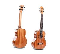 Ukulele Professionale Chitarra Ukulele A Quattro Corde Con Tavola Solida In Mogano Da 21/24/26 Pollici(26 Inch)