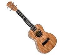 Ukulele professionale Concerto Ukulele 23 Pollici Hawaiian Zebrawood Principiante Uke 4 Corde Chitarra Acustica Chitarra Ukulele Con Borsa Invia Regali