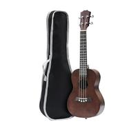 Ukulele Professionale Corpo In Mogano Massiccio Tastiera In Ebano Ukulele Con Tracolla Per Ukulele Corde Extra Accordatore E Plettri (Color : 23 inches)