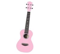 Ukulele Professionale Kit Per Chitarra Piccola Per Principianti Con Tavola Solida Rosa Ukulele(Pink,21inch)