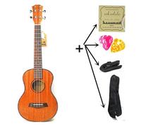 Ukulele Professionale Tutta La Chitarra Da Viaggio A 4 Corde Da Concerto In Mogano Ukulele Elettrico Tastiera In Palissandro(23 only electric Uku)