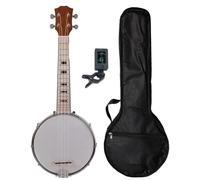 Ukulele Professionale Ukulele Banjo Da Concerto A 4 Corde, Dimensioni 23 Pollici, Con Borsa E Accordatore