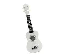 Ukulele professionale Ukulele Da 21 Pollici Chitarra Classica Ukulele Acustico Treble Strumenti Musicali Ukulele Concert Mini Chitarre(White)
