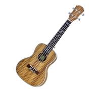 Ukulele Professionale Ukulele Da 24/26 Pollici In Legno Zebrano Ukulele A Quattro Corde Piccolo Strumento A Corda Per Chitarra Per Principianti Di Musica (Color : 01, Size : 24 inch)