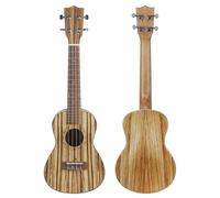 Ukulele Professionale Ukulele Hawaiano Soprano In Legno Zebrato A 4 Corde Da 26 Pollici(A)
