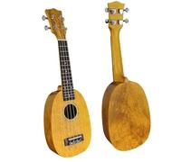 Ukulele professionale Ukulele In Legno Di Mango E Ananas Strumento Musicale Treble A 4 Corde Da 21 Pollici Per Professionisti E Principianti Con Borsa