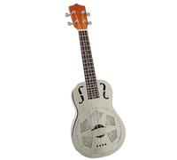 Ukulele Professionale Ukulele Risonatore Con Corpo In Metallo Cromato Per Ukulele Da Concerto Da 24 Pollici Con Custodia Rigida