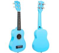 Ukulele professionale Ukulele Tenore 21 Pollici Ukulele Principiante Ukulele Arcobaleno Set Di Corde Con Tracolla In Stoffa Per Borsa Accordatore(Blue)