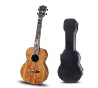 Ukulele Professionale Versione Con Scatola Elettrica Ukulele Da 26 Pollici Modello Tiger In Legno Di Acacia Completo Singolo Doppio Pickup Professionale Può Giocare A Bordo