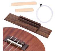 Ukulele - Set di per ponte - 10 x 8 x 2 cm di ricambio per strumenti musicali, supporto per corde | ponte ukulele per musicisti, giocatori, tecnici, studenti, nastro, studio, officina fai da te