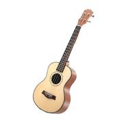 ukulele Solo Chitarra Ukulele Da 26 Pollici Top In Legno Massello Chitarra Hawaiana A 4 Corde Pannello In Abete Ingman Ukulele Elettrico Tenore(Ukulele)