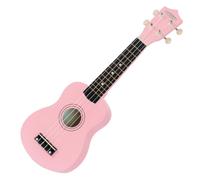 Classic Cantabile US-50 PK Ukulele soprano - Ukulele con 12 tasti - meccaniche per chitarra scorrevoli - corde in nylon bianche - Rosa