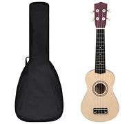 Ukulele soprano con borsa per bambini, in legno chiaro, 53,3 cm