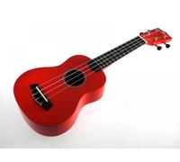 Ukulele soprano Koki'o Linden con borsa, rosso