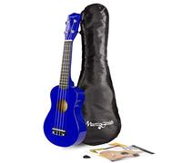 Martin Smith Soprano Ukulele con ukulele Bag & Chord Book - Blue