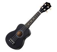 Classic Cantabile US-50 BK Ukulele soprano - Ukulele con 12 tasti - meccaniche per chitarra scorrevoli - corde in nylon bianche - Nero