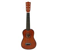 ukulele Strumento A Corde Professionale A 6 Corde Ukulele Da 21 Pollici Con Plettro(Color:Coffeec)