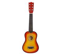 ukulele Strumento A Corde Professionale A 6 Corde Ukulele Da 21 Pollici Con Plettro(Color:Sunset)