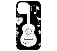 Ukulele Strumento da disegno per liuto Custodia per iPhone 12 Pro Max